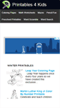Mobile Screenshot of printables4kids.com